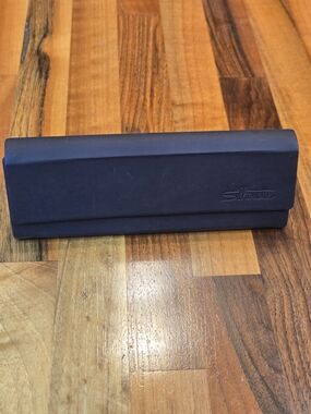 ​Silhouette Black Collapsible Eyeglass Case | Foldable Hard Shell